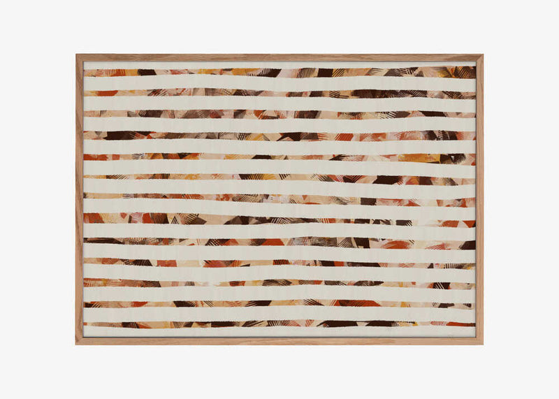 Stripes of Earthy Warmth