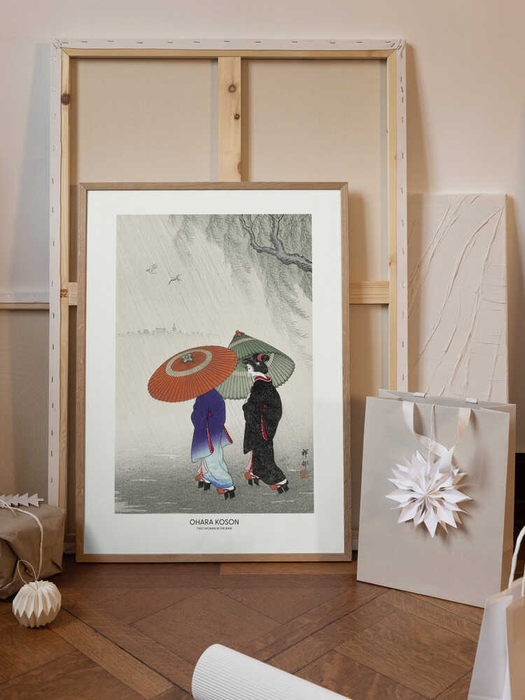 Two Women In The Rain