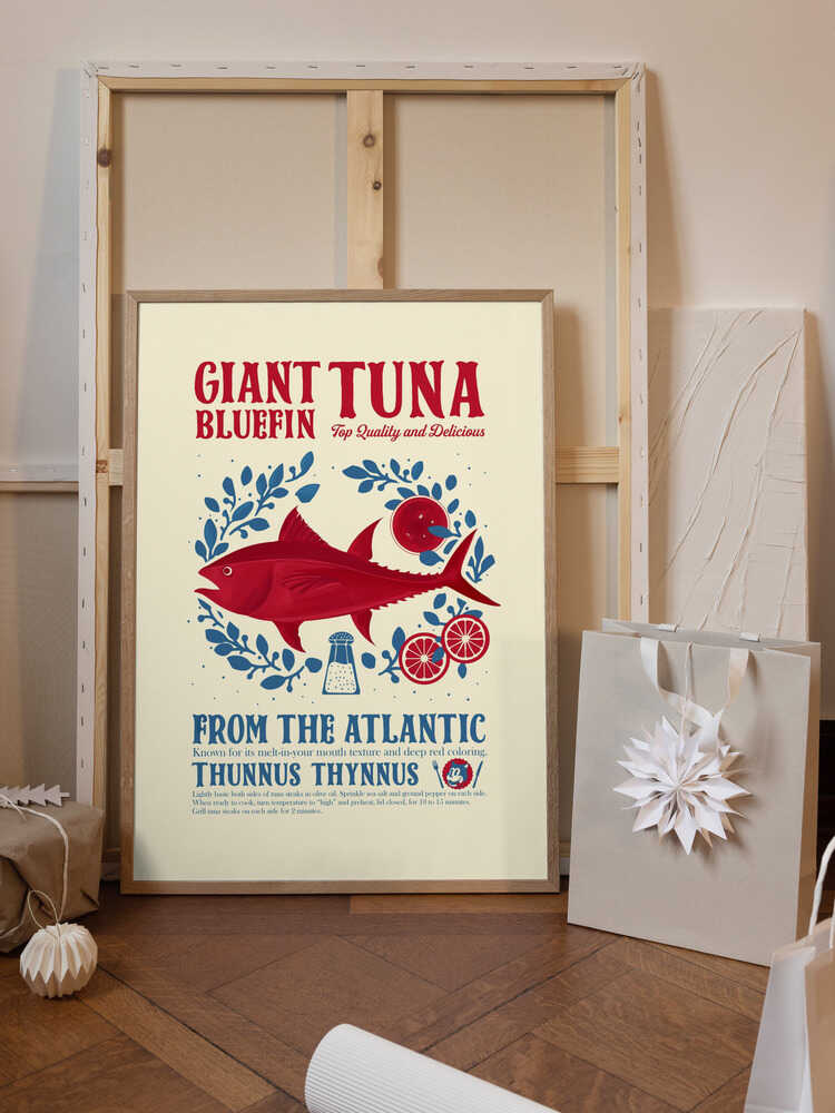 Tuna kitchen print