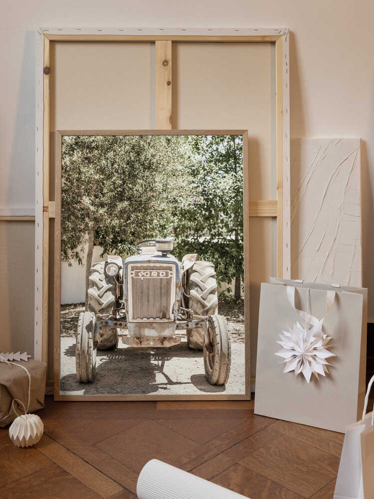 Rugged Tractor Scene