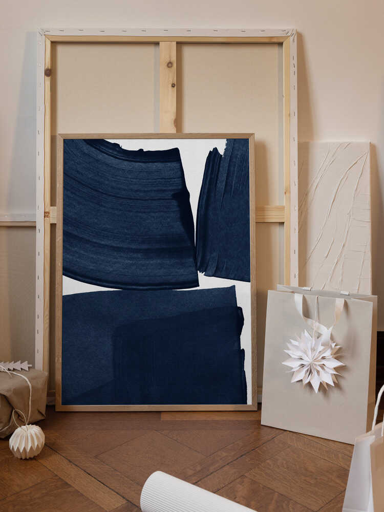 Minimalist Painting Blue I