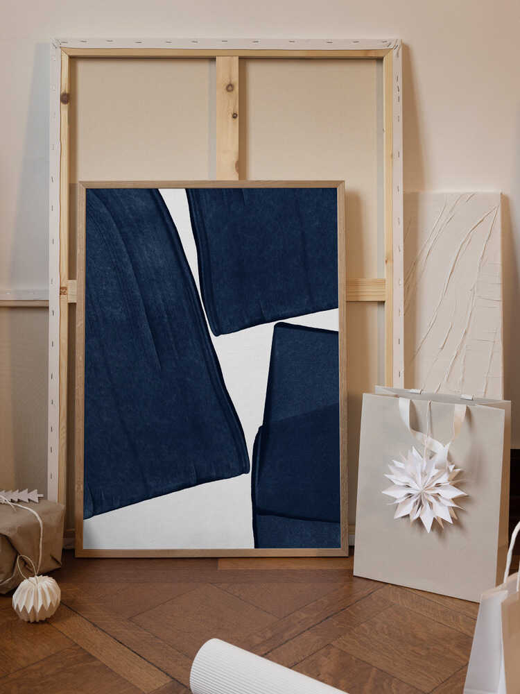 Minimalist Painting Blue III