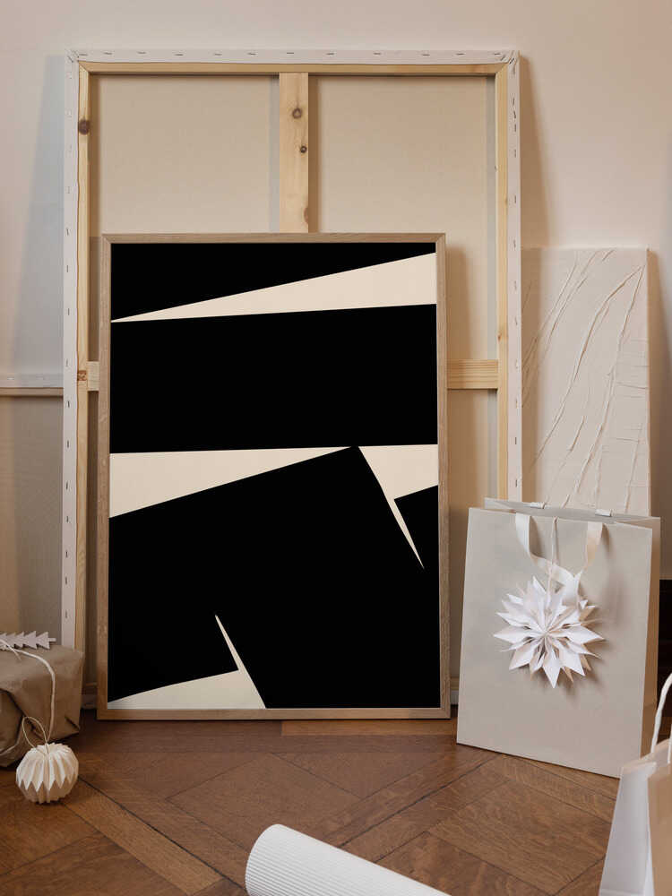 Black Plain Abstract