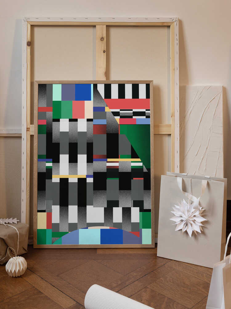 Glitch abstract artwork 01