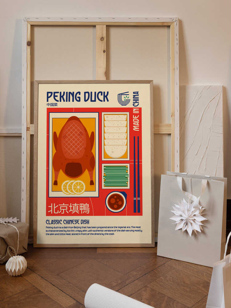 Peking Duck Japanese Food Print