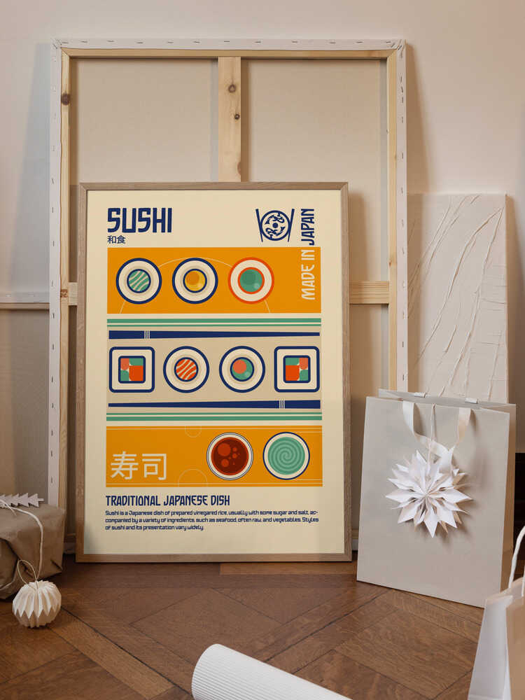 Sushi Japanese Food Print