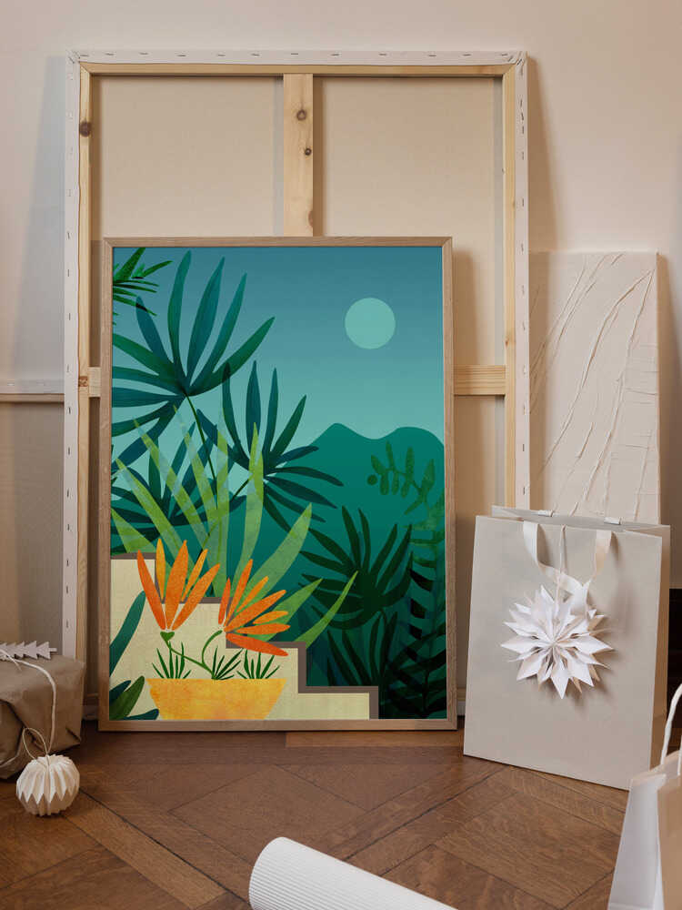 Tropical Moonlight Garden 2