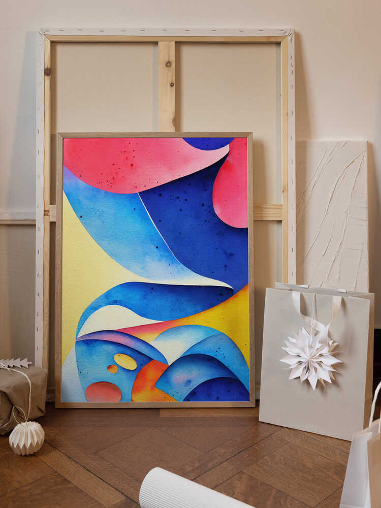 Nature Inspired Abstract Watercolor  (Day 12)