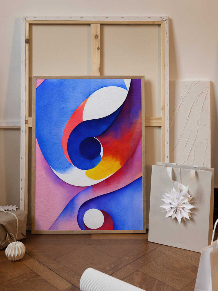 Nature Inspired Abstract Watercolor  (Day 13)