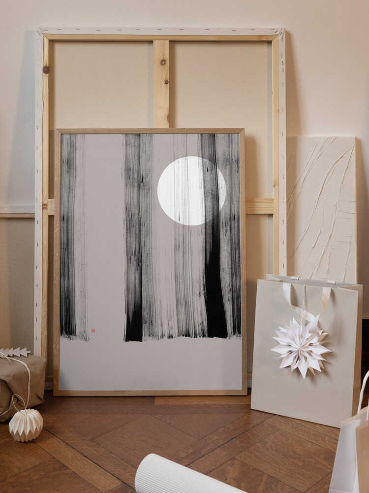 Hidden Moon N°1 | Behind the Trees