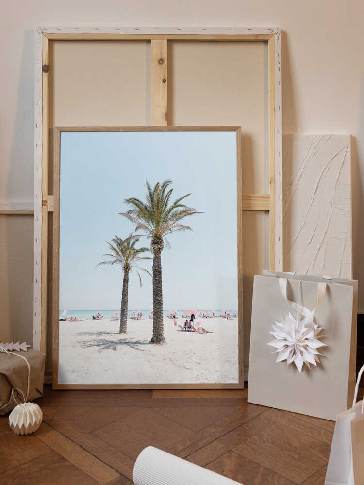 Palm tree at the beach