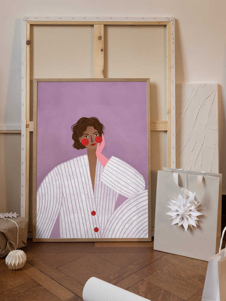 The Woman With the Pink Glove