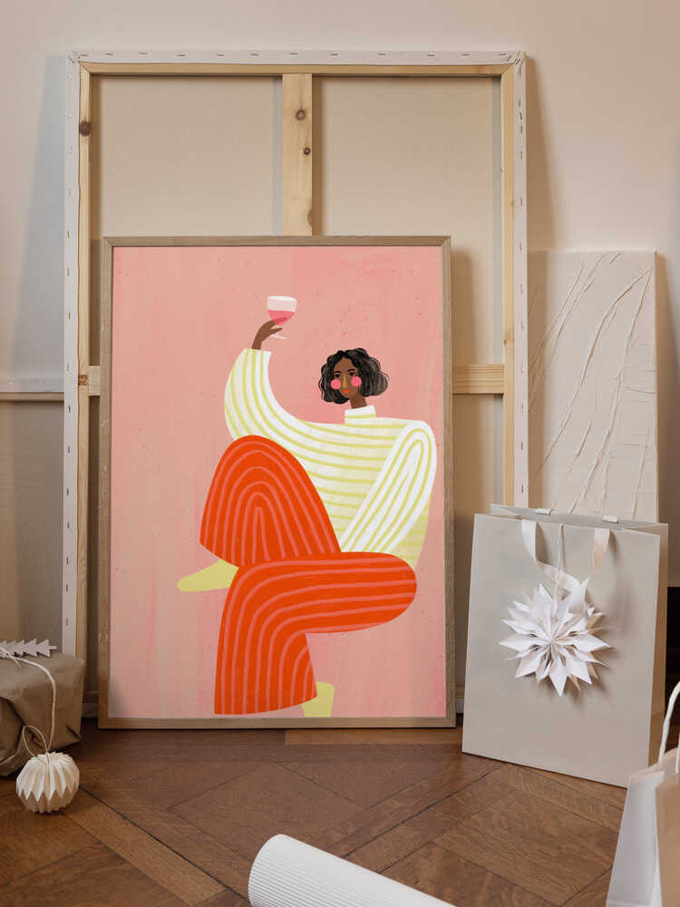 The Woman With The Glass of Wine