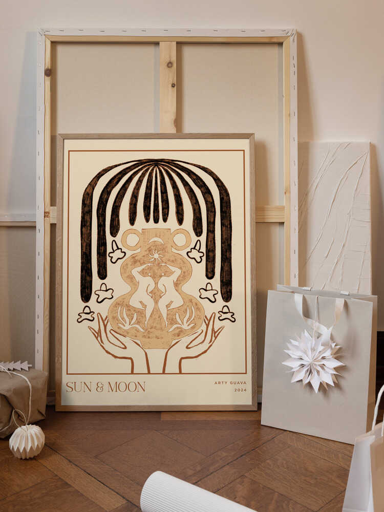 Vessel Collection : Sun &amp; Moon (LineArt)