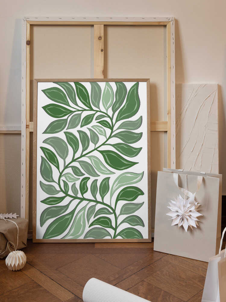 Green Leaves Pattern