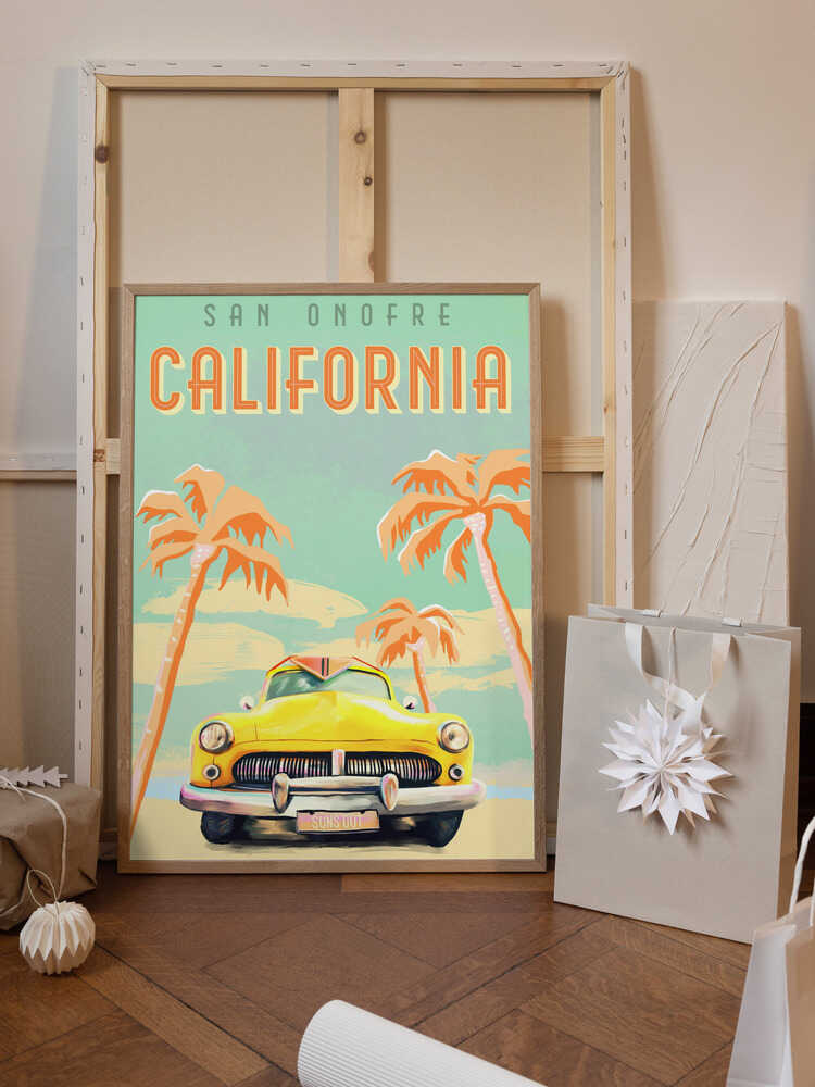 California Surf Poster