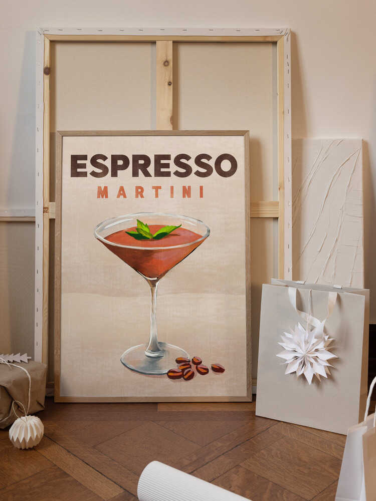 Espresso Martini Cocktail Bar Decor