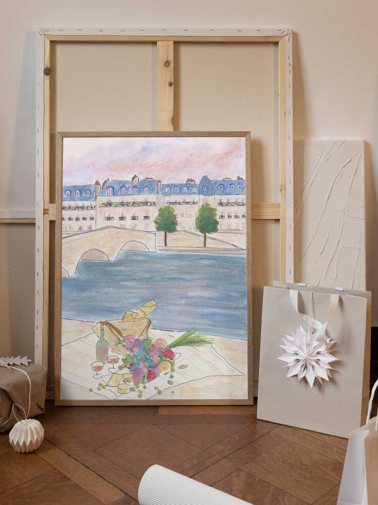 Paris Picnic At the Seine