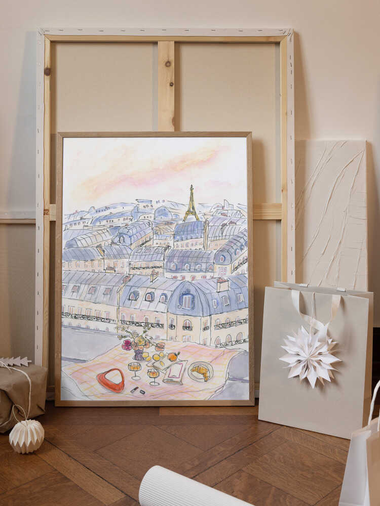 Parisian Rooftop Picnic With Eiffel Tower Views