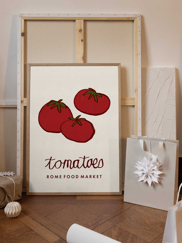 Food Art - Tomatoes Rome Food Market