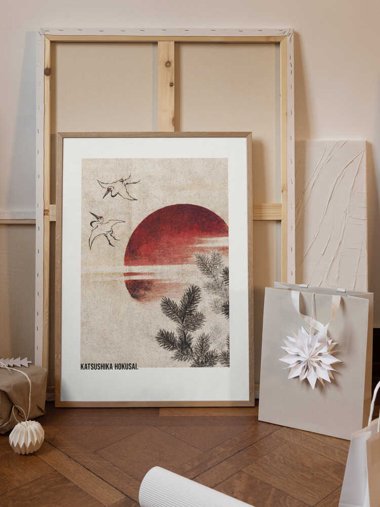 Birds and Sunset, From Album of Sketches (1814)