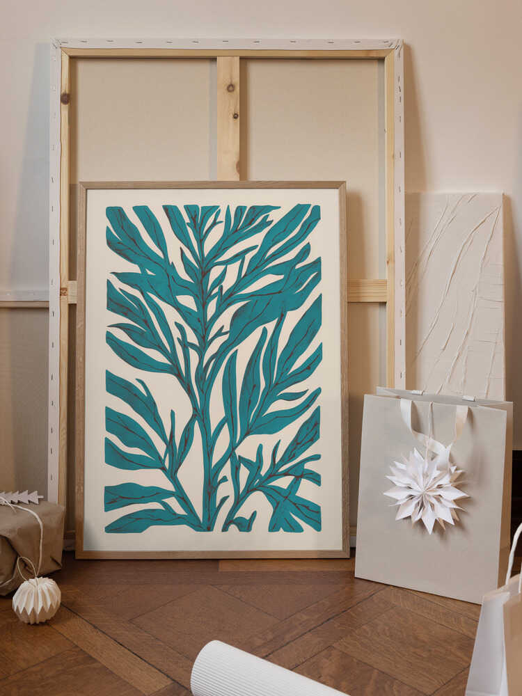 The Tree Branch with Leaves