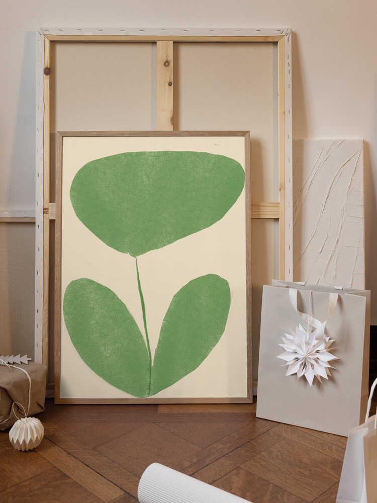 Minimal Green Blossom