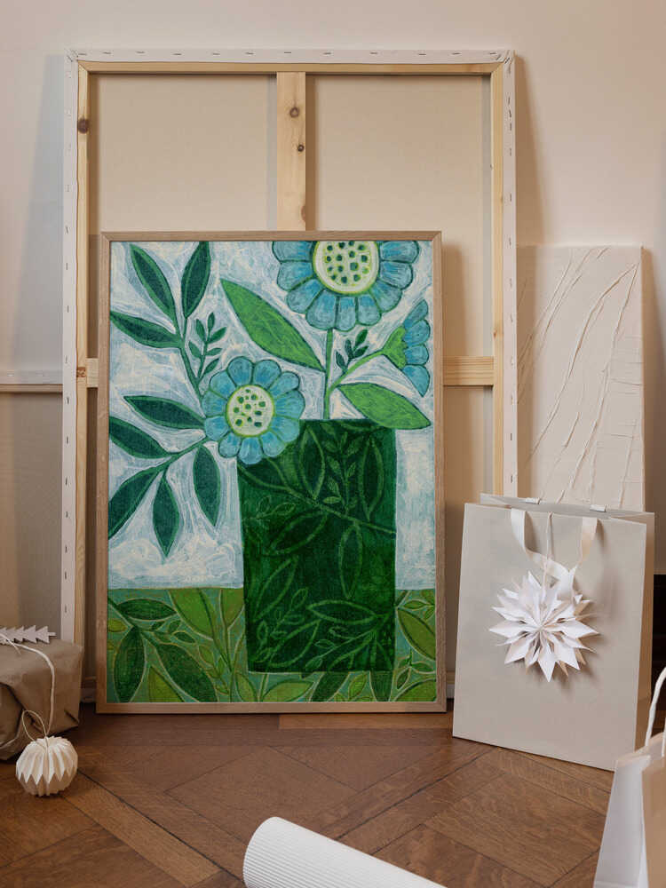 Green Floral Harmony