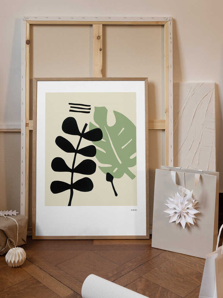 Abstract Botanical Shapes