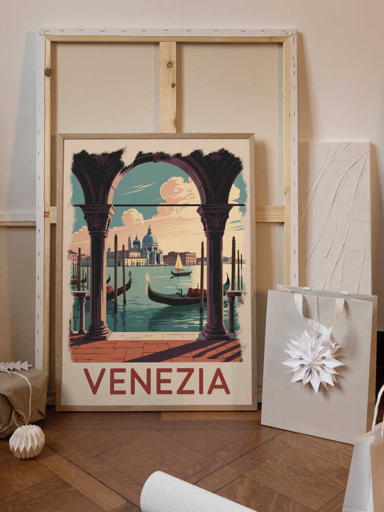 Venezia Vintage Travel Poster