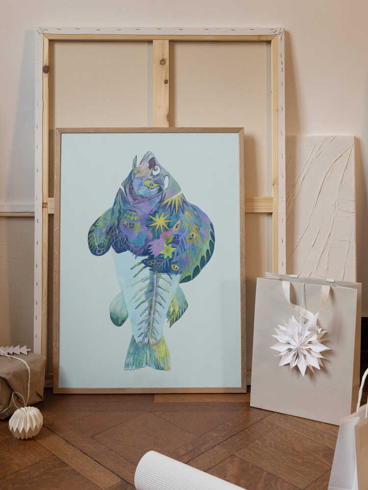 Vibrant Colors And Intricate Patterns Fish