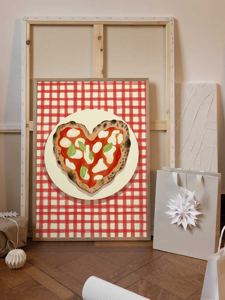 Pizza Heart checked