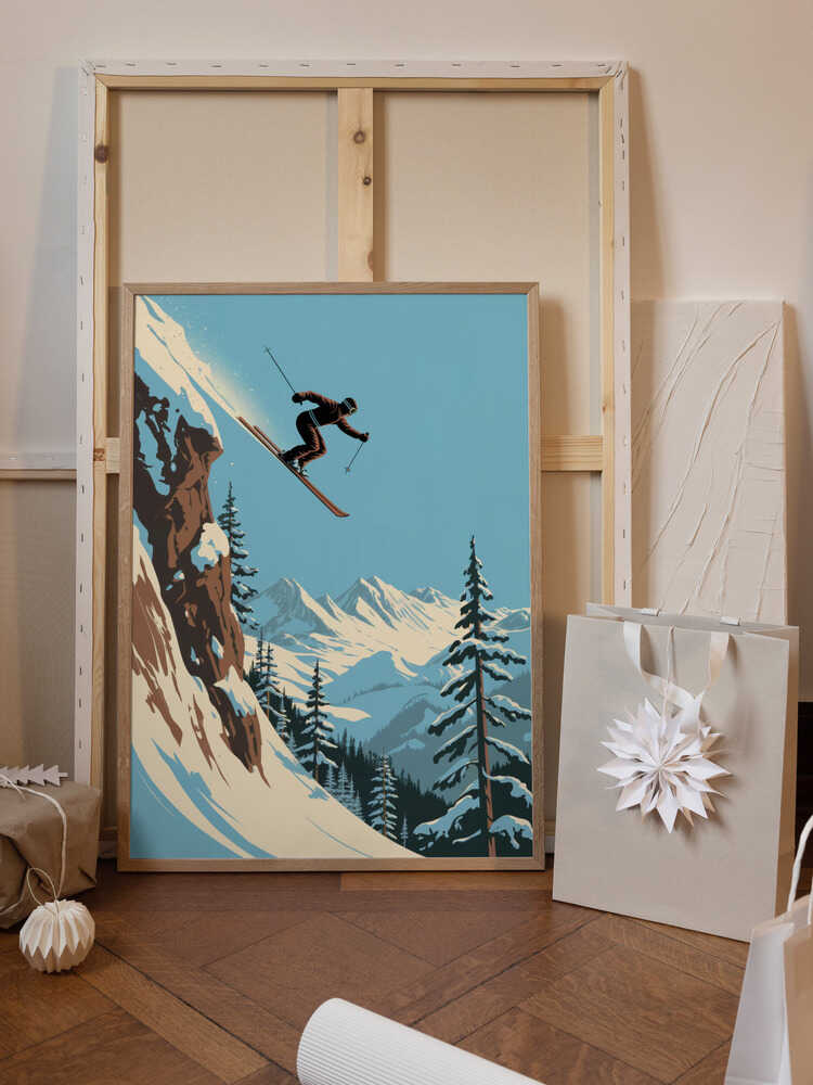 Skier Jumping