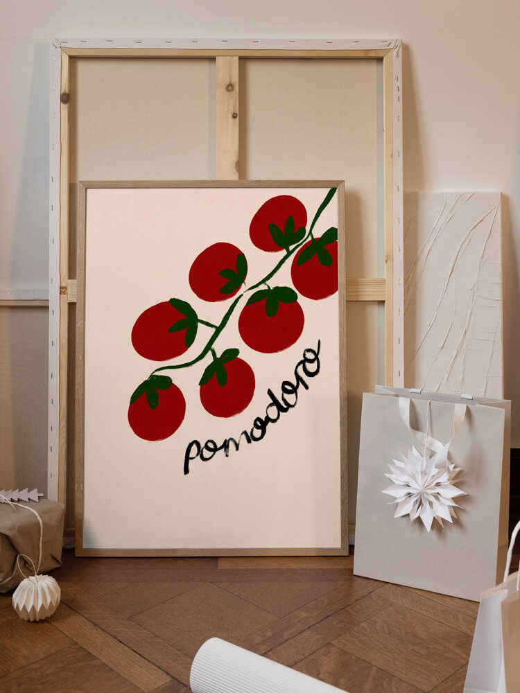 Pomodoro Tomato Italian Food Poster