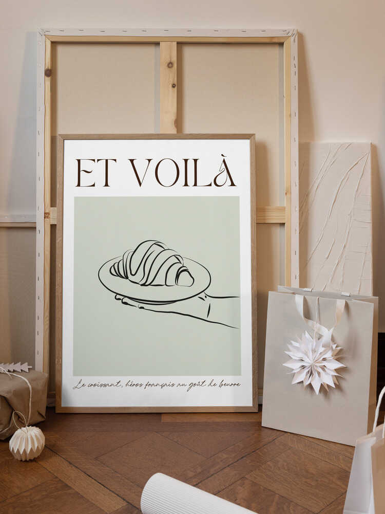 Et voilá - le croissant