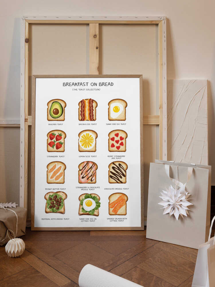 Breakfast on Bread - Type of Sandwiches