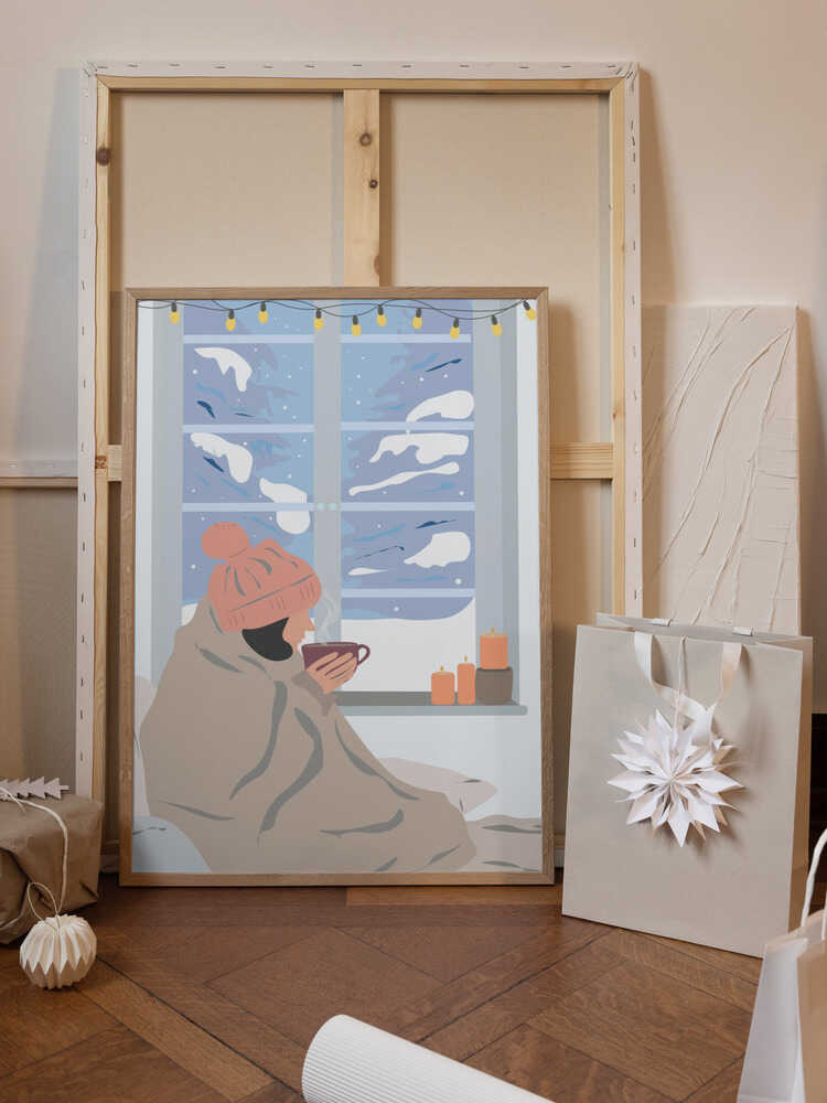 Fairy Lights and Snowfall