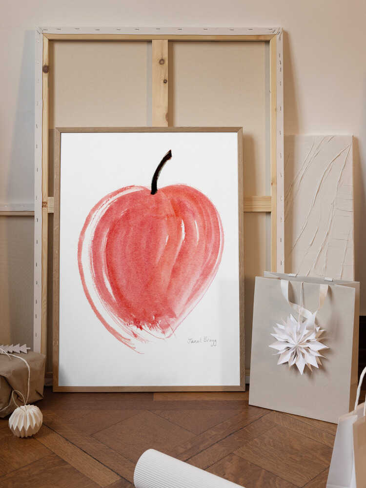 Apple In Four Brushstrokes