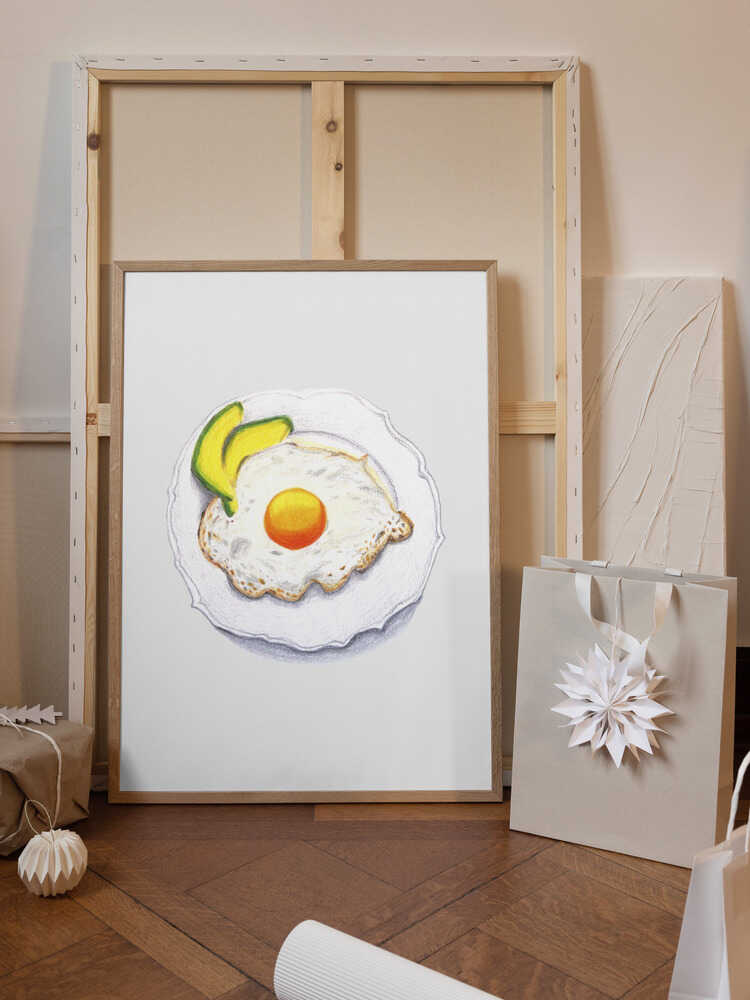 Huevo Frito Con Aguacate