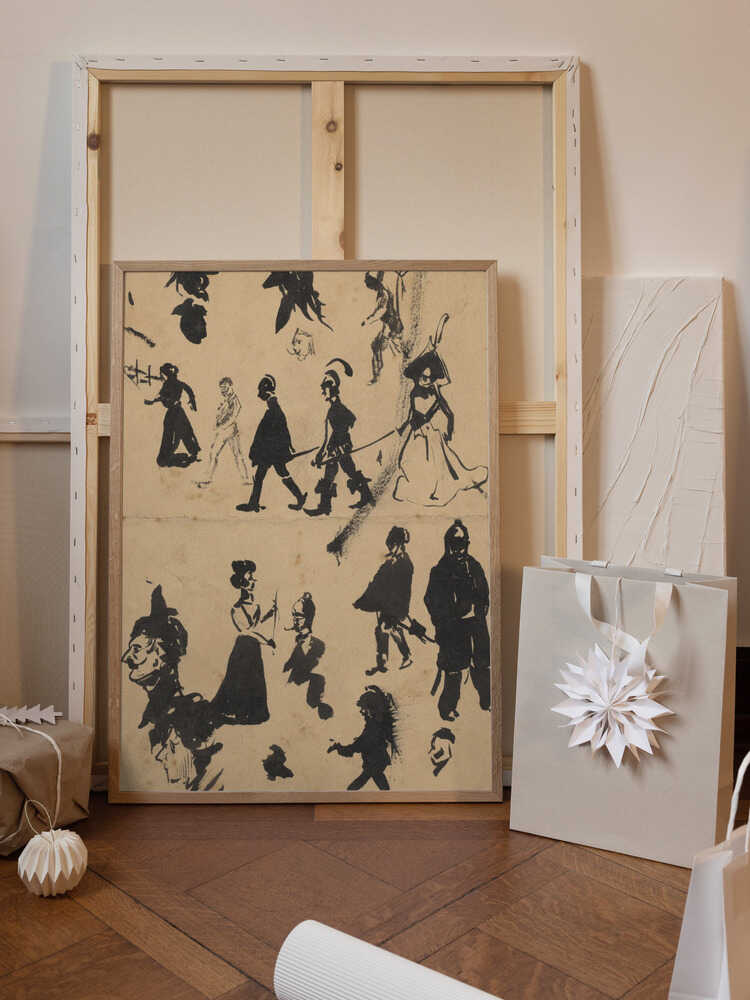 Studieblad Met Mannen En Vrouwen