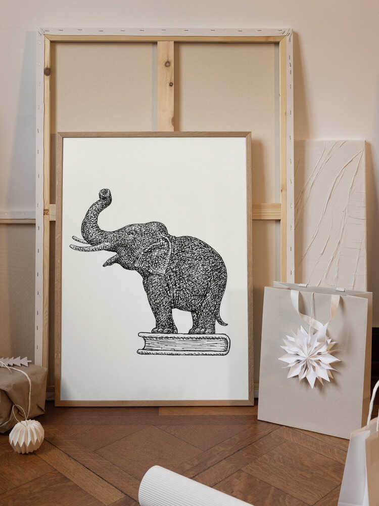 Elephant On a Book (1935 1936)