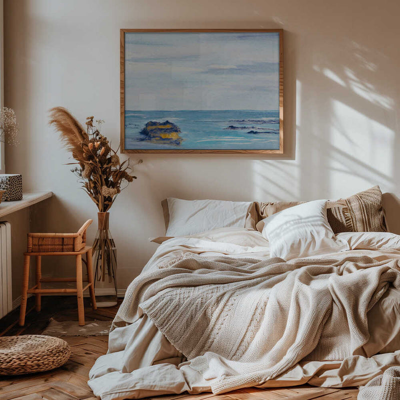 Tranquil Seascape with Rocky